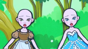 Бумажные Куклы Одеваются - Богатые И Бедные Барби Примеряют Туфли - Barbie Story & Crafts