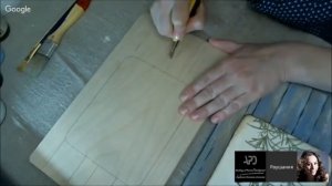 Имитация текстуры старых досок на фанере. Университет Декупажа. Раушания Нуретдинова