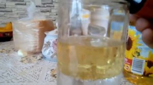 Опыт с маслом и водой + йода дома :)
