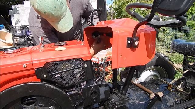 сборка минитрактора dw150rx часть№2 смотреть онлайн