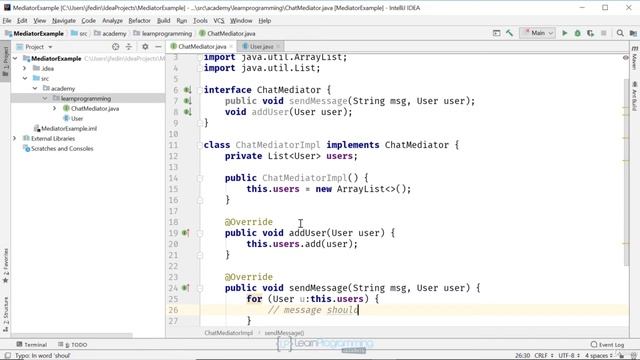 The Java Design Patterns Course--3 Implementation Example смотреть онлайн