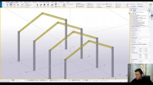 Tekla Structures // Моделирование элементов каркаса