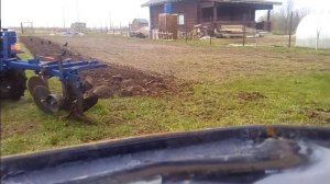 Модернизированный  плуг Скаута. Первые борозды.