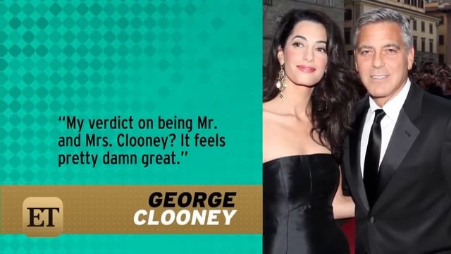 George Clooney and Amal Alamuddin's First Wedding Photo Is Here! смотреть онлайн