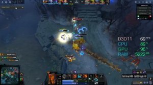 Intel UHD Graphics 610 -- Intel Celeron G4900 -- Dota 2 FPS Test DX11