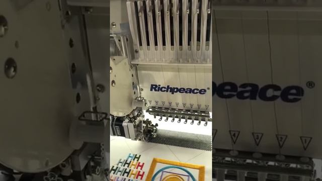 Richpeace 1 color sequins 6 heads embroidery machine