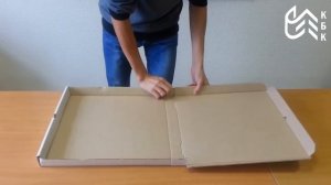 Как собрать коробку для пиццы