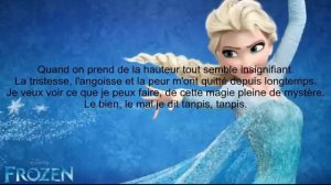 Frozen Let it go French lyrics