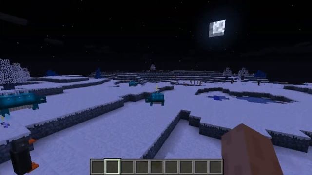 Minecraft.Glacial Dimension.Мод добавляющий снежный мир или северный полюс
