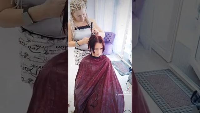стрижка машинкой 2021 #женскаястрижка #стрижкамашинкой