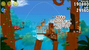 Angry Birds Rio Timber Tumble Bonus Level #1 30 Stars by 3stargoldenegg