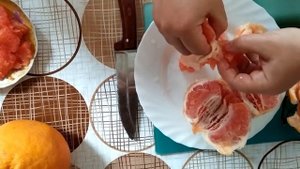 ЕДИМ ГРЕЙПФРУТ БЕЗ ГОРЕЧИ КАК ПОЧИСТИТЬ GRAPEFRUIT