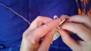 Вяжем носочки от мыска. Круглая пятка.mp4