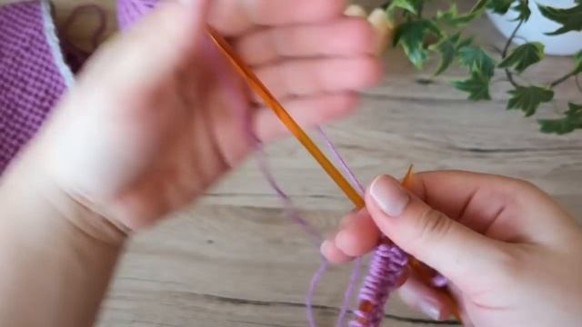 "Утепленный" жемчужный узор // Пышная путанка // плотный узор спицами