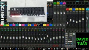 Worlde EasyControl  9 - Bộ điều khiển fader mixer behringer x-air