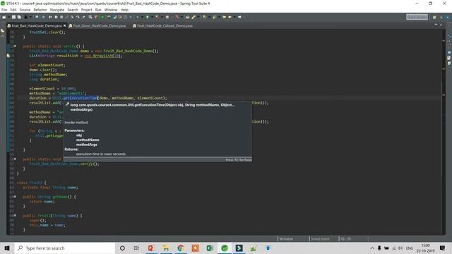 Java optimization techniques - Hashing consideration for search