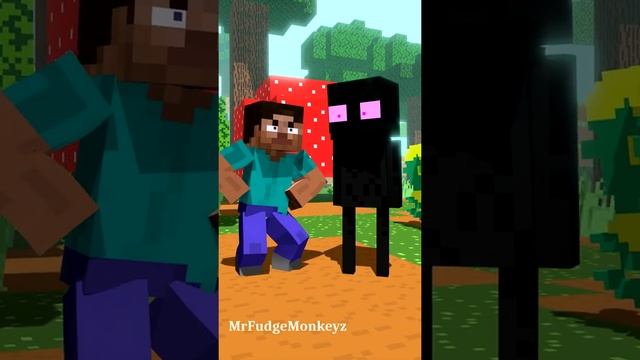 Cute Enderman | Minecraft Enderman Story #Shorts