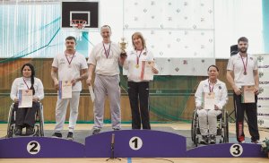 Стрельба из лука,финал чемпионата России в команде МИКС,среди лиц с пода