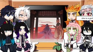 Hashira’s react to Raiden Ei as new Hashira || RoseGacha