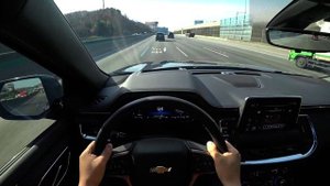 2022 Chevrolet Tahoe POV test drive