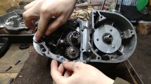 Сборка двигателя Минск.Я его собрал.