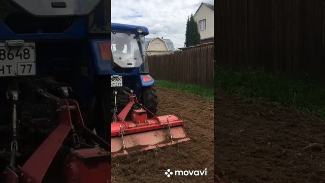 Минитрактор - донг фенг 244, культивация участка смотреть онлайн