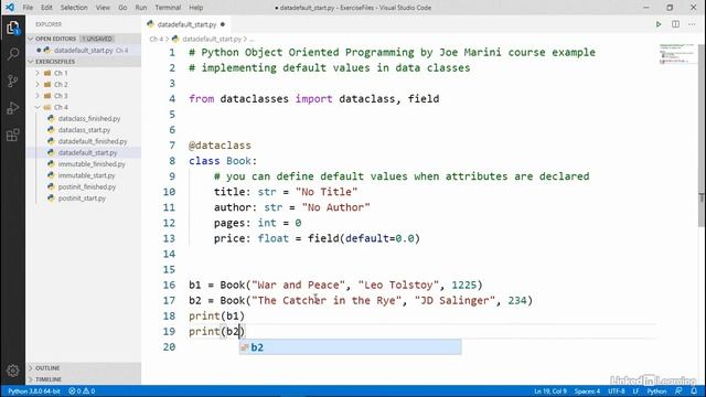 21 Using default values смотреть онлайн