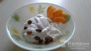 Творожная масса с изюмом