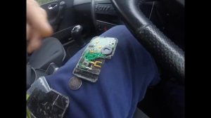 Repair remote control central locking Megane/ Ремонт пульт управления центрального замка  Megane