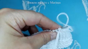 Закрытие иглой петель по 2. Вязание спицами. Knitting