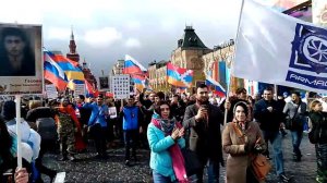 Армяне на параде _Бессмертный полк_. 9 мая 2017.