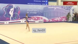 София Ланцова, булавы-38,6, Надежды России 2023