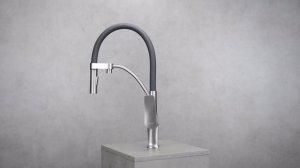 Смесители для кухни с гибким изливом Lemark Bronx LM3761BLR | LM3761GM | LM3761BL.