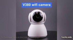 Smart WiFi Camera V380 (1080p) || Motion Detection || CCTV 360 Degree Rotational || Night Vision