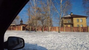 Верхняя Сысерть из окна автомобиля