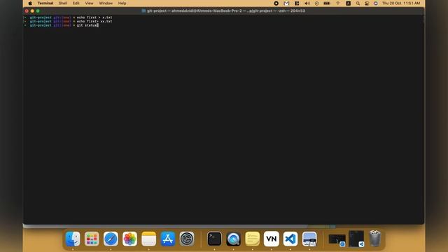 Git : Check Status смотреть онлайн