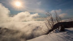 Звуки порывистого,холодного ветра для снятия стресса,медитации,сна.Расслабляющие звуки горного ветр
