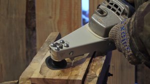 Насадка на болгарку Комбо Wood - Работа чашкой плоскошлифовальной Arbortech Mini Sanders