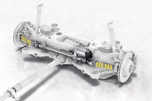 Система управления колесами задней оси, подруливание Porsche . PORSCHE-UPGRADE.RU