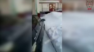 Девушка Отогревает Машину Феном в -40