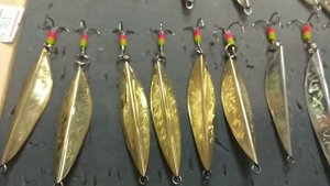 Блесна на судака и берша.Блесна ручной работы