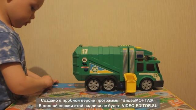 Обзор МУСОРОВОЗ игрушка