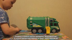 Обзор МУСОРОВОЗ игрушка