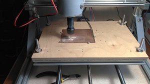 Гравировка печатной платы двумя фрезами.