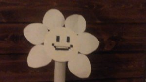 Paper flowey da flower/undertale