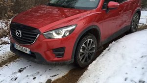 Mazda CX-5 winter offroad. マツダCX-5