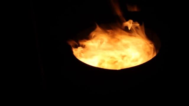 горелка(чаша) на отработке в тт котел(часть 2) смотреть онлайн