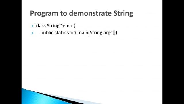 Programming in Java Lec:-3.5 Arrays and string смотреть онлайн