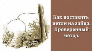 Как поставить петли на зайца. Все показываю и расказываю