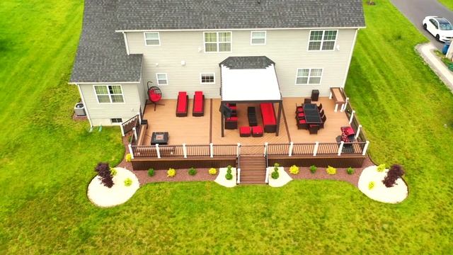 Contemporary design new deck and pergola смотреть онлайн